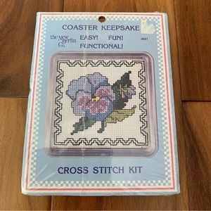 The New Berlin Co Coaster keepsake cross stitch kit